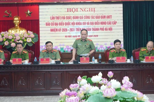 Công an Hà Nội rà soát toàn diện công tác bảo đảm an ninh, an toàn cuộc bầu cử trên địa bàn Thành phố
