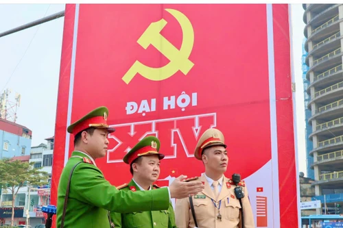 Thông báo phân luồng giao thông phục vụ Đại hội đại biểu toàn quốc lần thứ XIV của Đảng