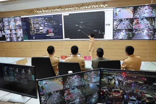 Camera AI - bước chuyển mạnh mẽ trong quản lý, bảo đảm trật tự an toàn giao thông Hà Nội
