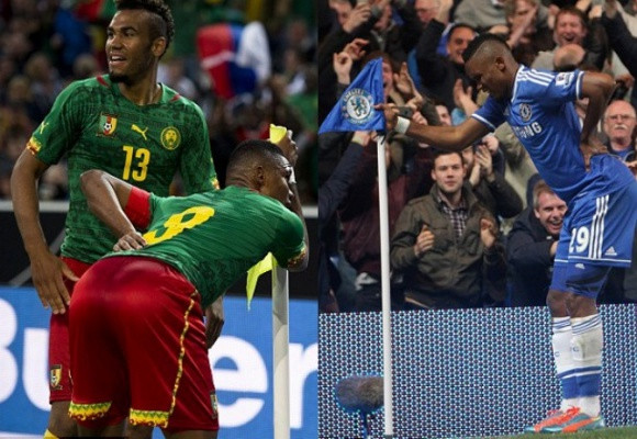 Eto’o lại ăn mừng bàn thắng theo kiểu “ông già” ảnh 1