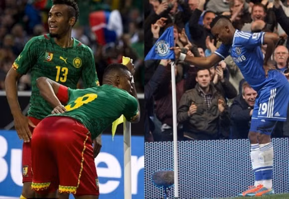 Eto’o lại ăn mừng bàn thắng theo kiểu “ông già” ảnh 1