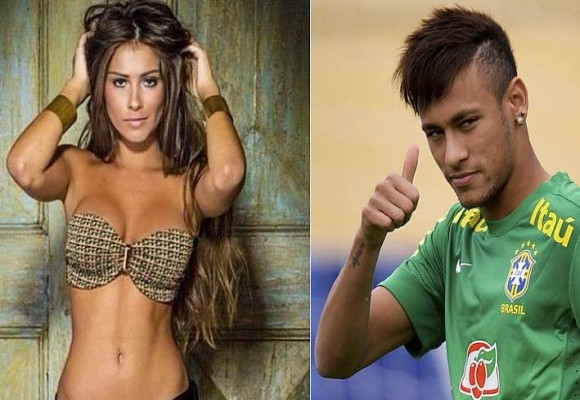 Neymar ra mắt bạn gái “bốc lửa” Gabriella Lenzi ở Barca ảnh 1