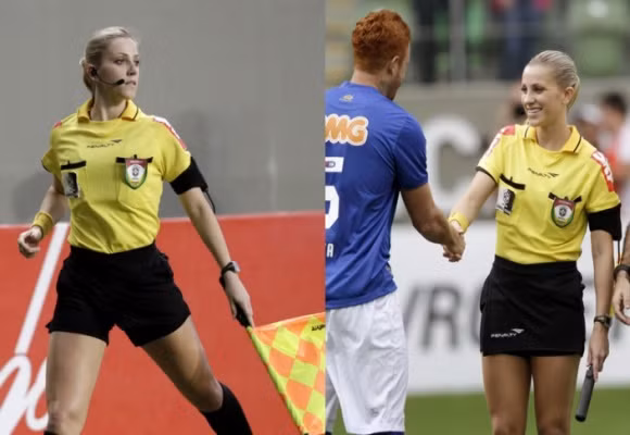 LĐBĐ Brazil khốn đốn vì nữ trợ lý trọng tài xinh đẹp gây sốt trên mạng ảnh 4