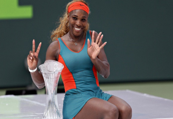 Serena Williams phấn khích với kỷ lục 7 lần vô địch Miami ảnh 1