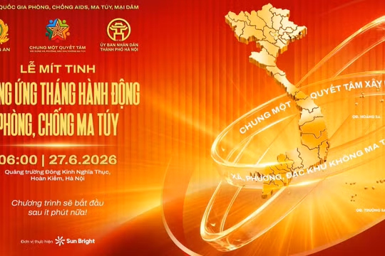 Lễ mít tinh và Giải chạy phong trào hưởng ứng Tháng hành động phòng, chống ma túy năm 2026 
