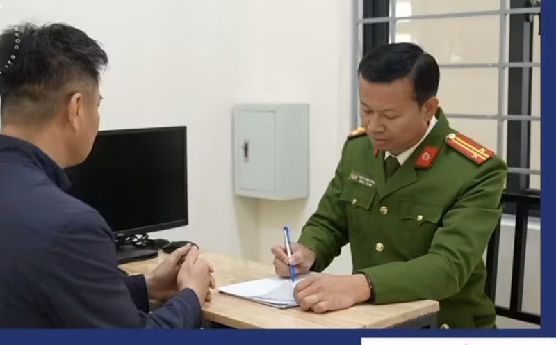 Cơ quan điều tra Bộ Công an đấu tranh với đối tượng trong vụ án.