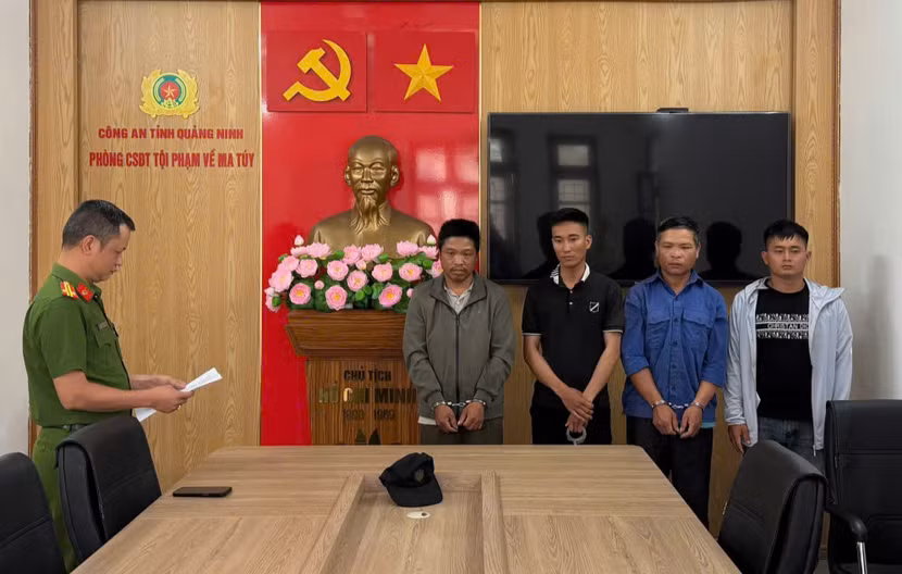 Các đối tượng bị bắt giữ