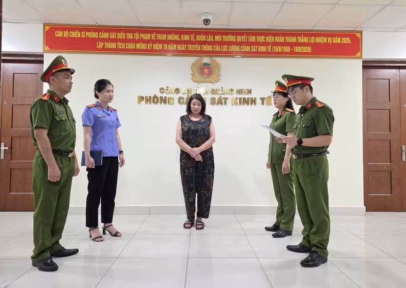 Cơ quan điều tra thi hành các quyết định tố tụng đối với Ngô Thị Nhự.