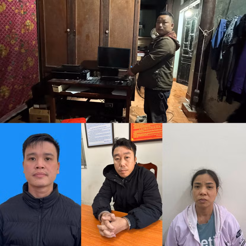 Các bị can trong vụ án