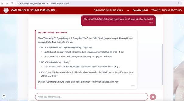 Cẩm nang kháng sinh số và WebApp thông tin thuốc - Giải pháp thiết thực từ Bệnh viện đa khoa Xanh Pôn ảnh 4