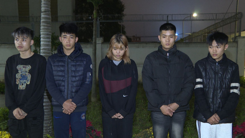 5 đối tượng bị bắt giữ để điều tra về tội giết người và gây rối trật tự công cộng