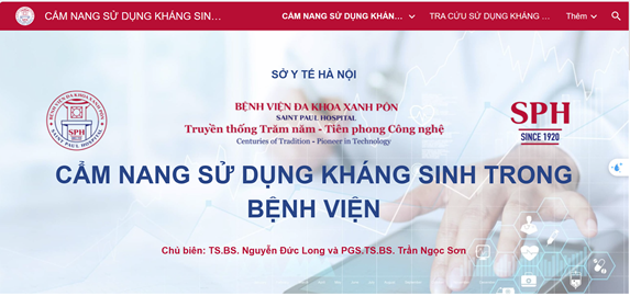 Cẩm nang kháng sinh số và WebApp thông tin thuốc - Giải pháp thiết thực từ Bệnh viện đa khoa Xanh Pôn ảnh 2