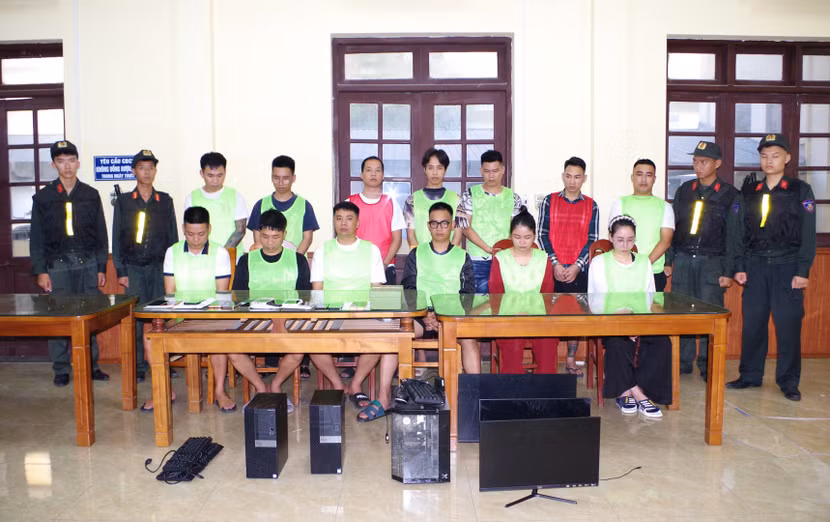 Các đối tượng bị bắt giữ