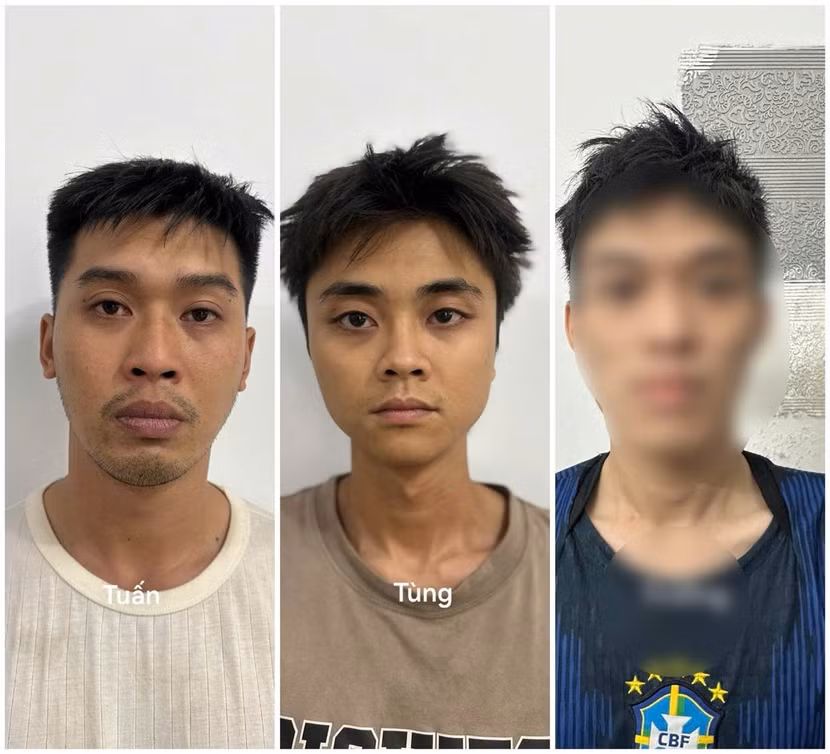 Các đối tượng bị bắt giữ