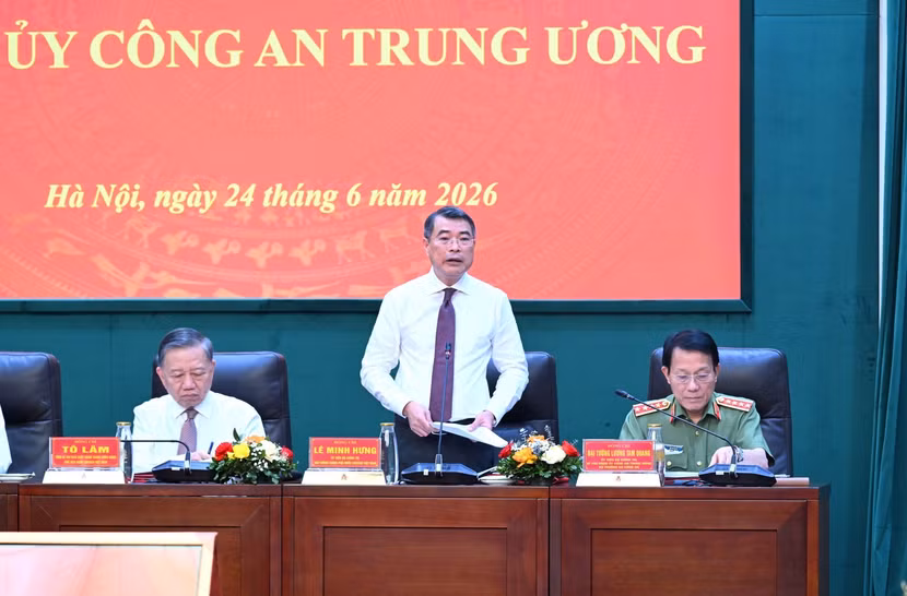 Thủ tướng Chính phủ Lê Minh Hưng phát biểu chỉ đạo tại Hội nghị.