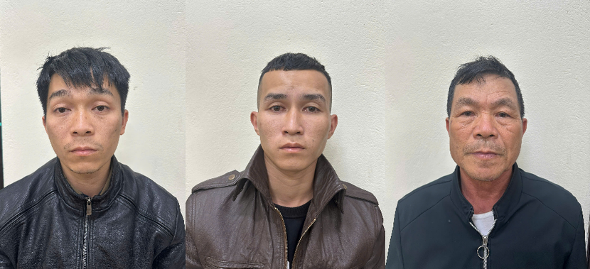 Các đối tượng Nguyễn Quang Minh, Nguyễn Quang Trọng, Nguyễn Đắc Hiển.