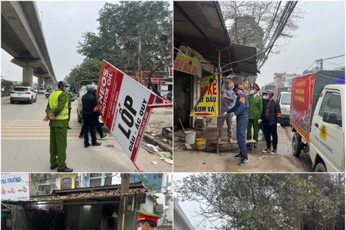 Công an phường Yên Nghĩa ra quân cao điểm, xử lý "điểm nghẽn" về trật tự đô thị