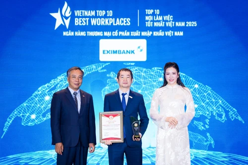 Eximbank được vinh danh 3 hạng mục Nhà tuyển dụng và Môi trường làm việc tốt nhất Việt Nam năm 2025
