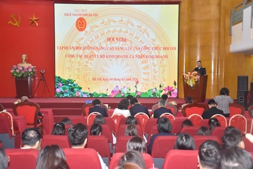 Hà Nội tập huấn cho 3.500 công chức về quản lý thuế đối với hộ kinh doanh
