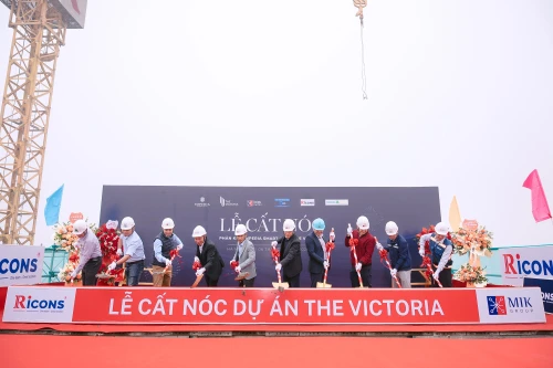 MIK Group chính thức cất nóc phân khu Imperia Smart City - The Victoria