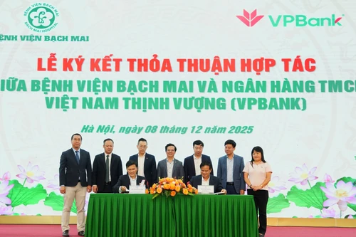 VPBank và Bệnh viện Bạch Mai tăng cường hợp tác chiến lược, chung tay nâng cao chất lượng y tế và an sinh xã hội
