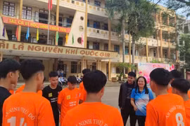 HLV đội THPT Xuân Mai: "Các cầu thủ của chúng tôi cố gắng không ngừng"