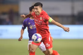 Thất bại đầu tiên không làm chao đảo ngôi đầu của Công an Hà Nội FC