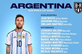 Messi dẫn đầu dàn sao Argentina dự World Cup 2026