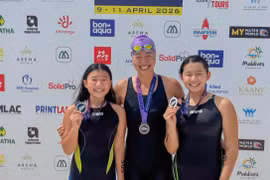 Ánh Viên vô địch ngay lần đầu bơi biển ở Maldives