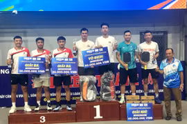 Đắc Tiến và Quốc Khánh vô địch giải Pickleball Cà Mau 2025