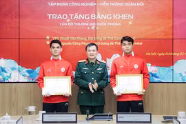 Hai ngôi sao trẻ xuất sắc của lò đào tạo Thể Công Viettel được vinh danh