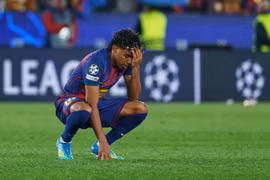 Yamal bất lực, Barca thua sốc Atletico ở tứ kết Champions League