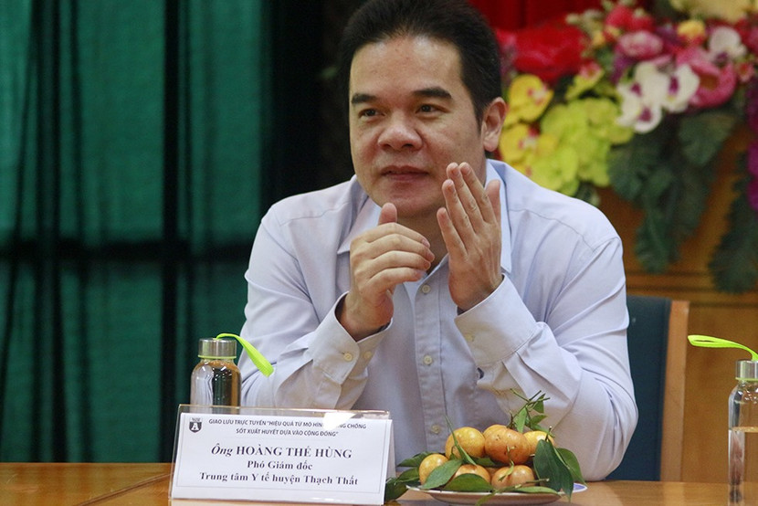 Giao lưu trực tuyến "Hiệu quả từ mô hình phòng chống sốt xuất huyết dựa vào cộng đồng" ảnh 22