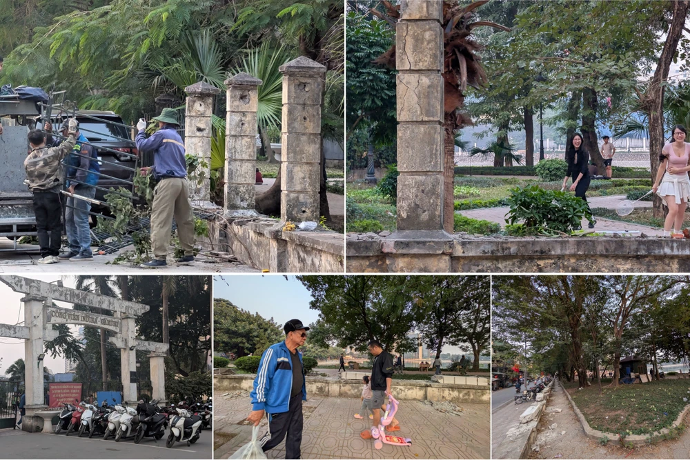 Ảnh: Thêm công viên lớn ở Hà Nội được tháo rào chắn, cải tạo để phục vụ hơn 1,5 vạn người dân