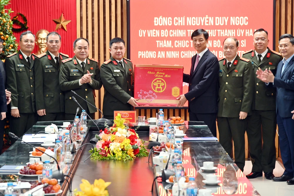 Bí thư Thành ủy Nguyễn Duy Ngọc: "Phát huy thương hiệu Công an Hà Nội với 3 trụ cột Văn hóa - Kỷ cương - Chuyên nghiệp"