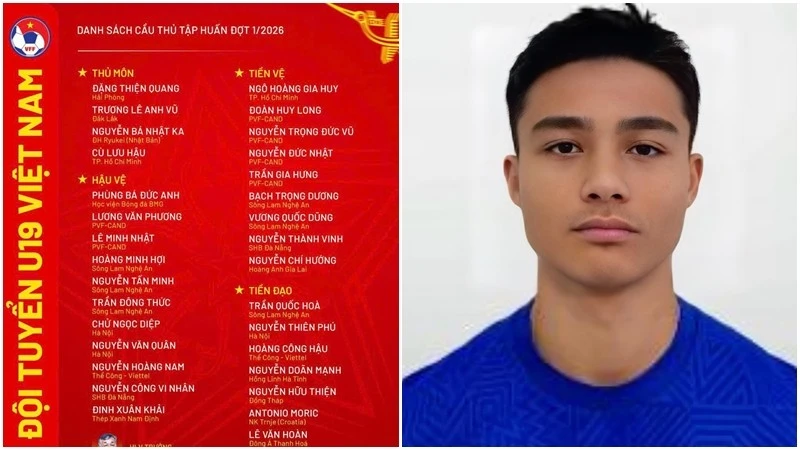 Cầu thủ Việt kiều Croatia được gọi lên tuyển U19 Việt Nam là ai?