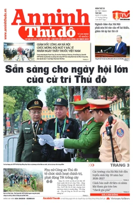 Báo An ninh Thủ đô số 7827, ngày 27/2/2026