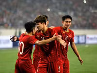 [ẢNH] Những khoảnh khắc đáng nhớ trong chiến thắng lịch sử 4-0 của U23 Việt Nam trước U23 Thái Lan