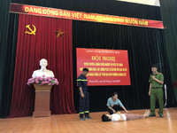 Phổ biến kỹ năng cứu nạn, chữa cháy cho các cô giáo mầm non