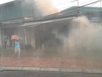 Cư dân phường Phúc Xá khẩn trương với các tình huống cháy giả định