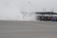 Nhiều lực lượng tham gia diễn tập phương án chữa cháy, cứu nạn