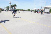 Cuộc thử sức giữa nắng nóng 40 độ C của những người lính cứu hỏa