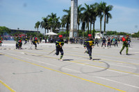 Cuộc thử sức giữa nắng nóng 40 độ C của những người lính cứu hỏa