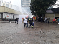 Hàng trăm công nhân tham gia diễn tập cứu nạn, cứu hộ đám cháy tại kho xưởng