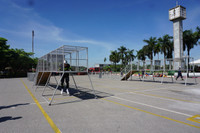 Cuộc thử sức giữa nắng nóng 40 độ C của những người lính cứu hỏa