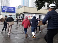 Hàng trăm công nhân tham gia diễn tập cứu nạn, cứu hộ đám cháy tại kho xưởng