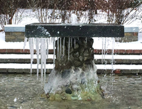 Du học sinh Việt Nam chụp cảnh nước Mỹ lạnh lẽo kỷ lục trong vòng 100 năm qua