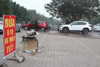 'Chát' như giá rửa ô tô chiều 30 Tết
