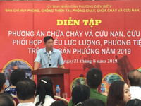 Cứu nạn người mắc kẹt trong đám cháy ngôi nhà tại 28B Điện Biên Phủ