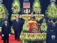 [ẢNH] Lễ truy điệu nguyên Chủ tịch nước, Đại tướng Lê Đức Anh tại Nhà tang lễ Quốc gia